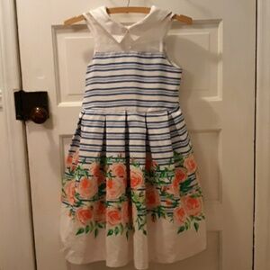 Bonnie Jean size 10 floral dress